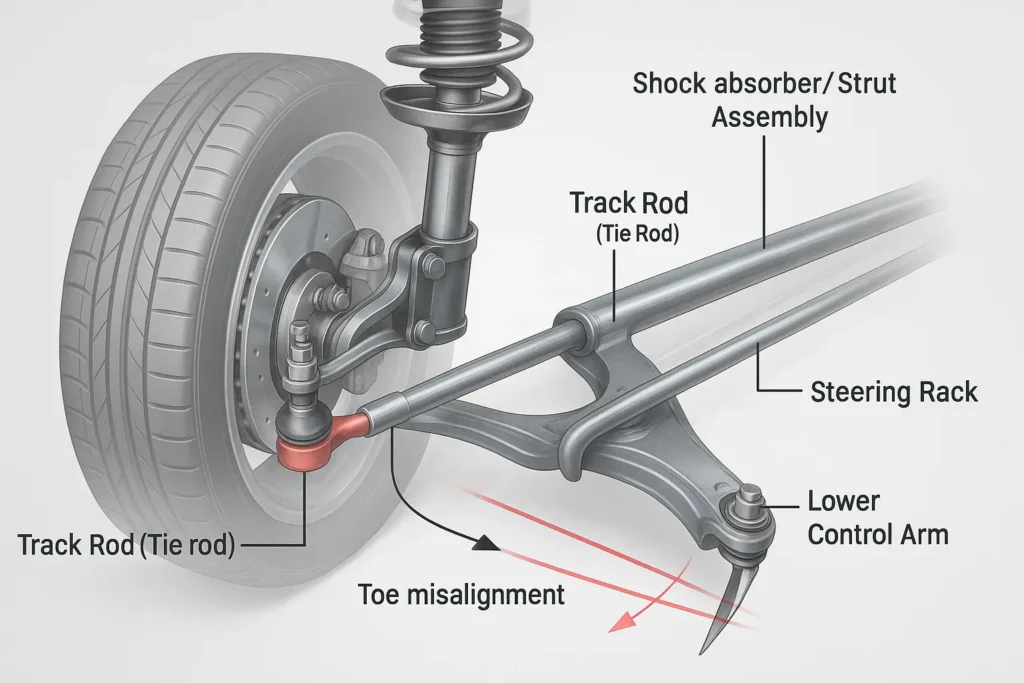 Tie Rod End Symptoms at the Steering Wheel: A Diagnostic Guide for DIYers and Shops